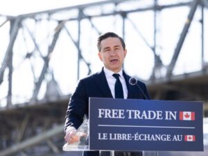 Poilievre to travel to U.S. to ‘fight for tariff-free access’ to American market