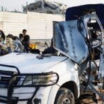 Gaza ministry says Israeli strike on police vehicle kills nine