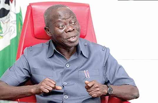 Oshiomhole claims Nigerians Now Saying Food Is Becoming Too Cheap