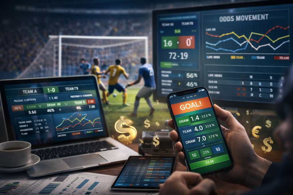 How Live Football Goals Shift Volume in Real Time