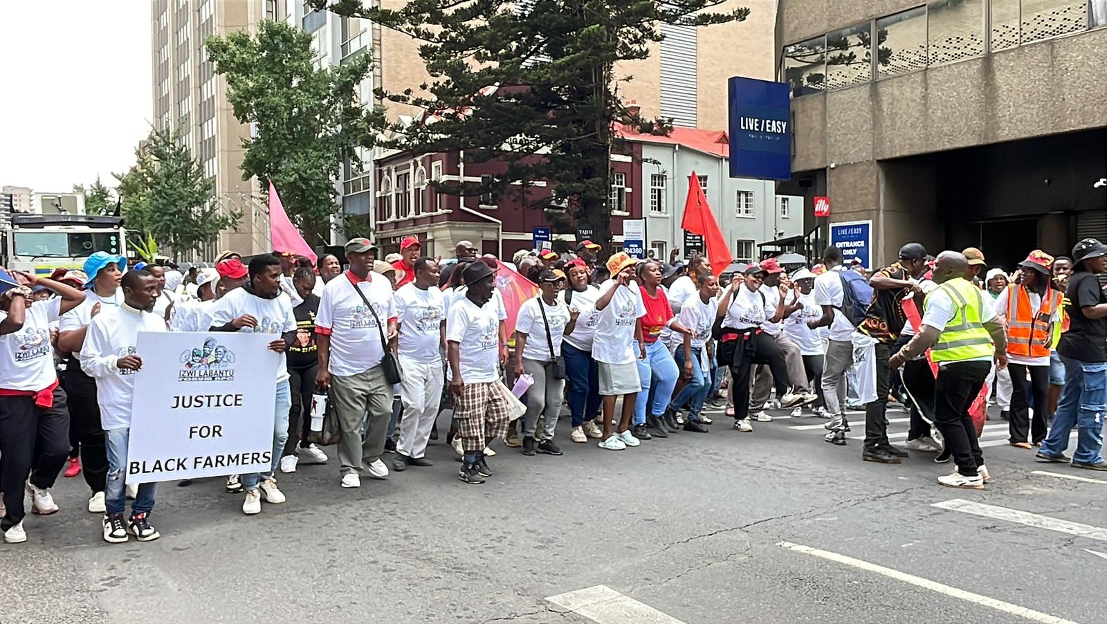 SACP, black farmers march to Union Buildings to demand reforms in agriculture