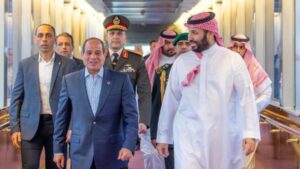 Al-Sisi, Saudi Crown Prince urge Gaza ceasefire, implementation of Trump peace plan