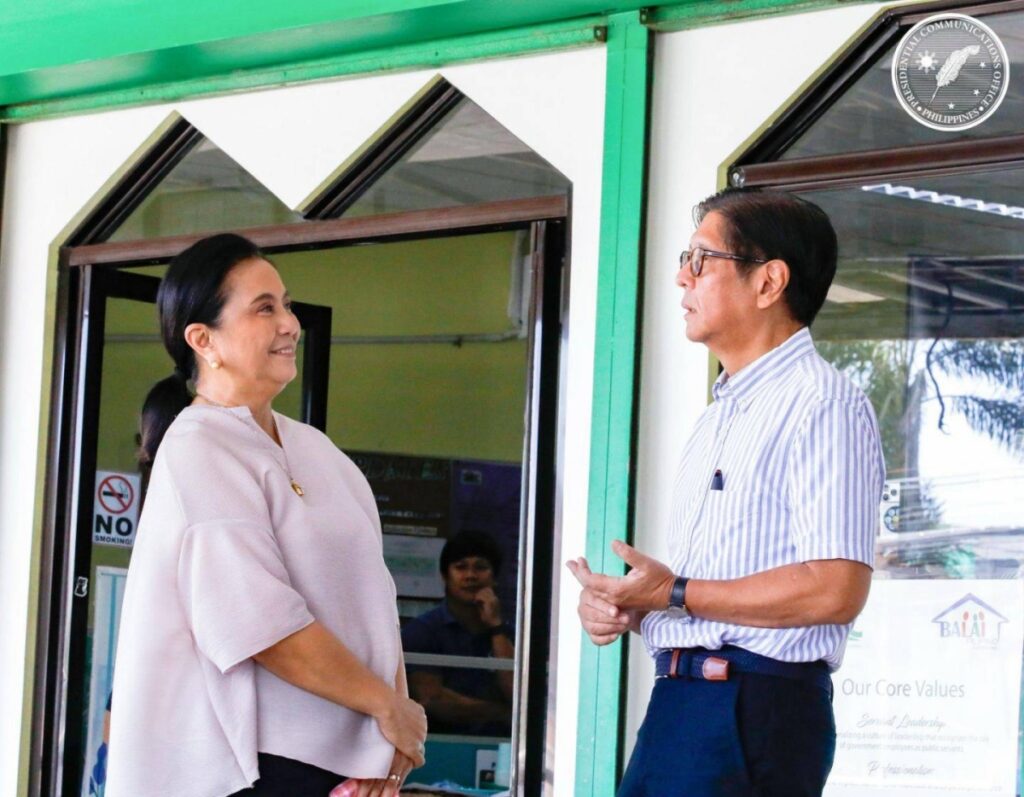 No politics, says marcos in pink socks for leni