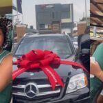 Nollywood Actress, Regina Daniels Gifts Her Younger Sister A Mercedes-Benz For Birthday (Video)