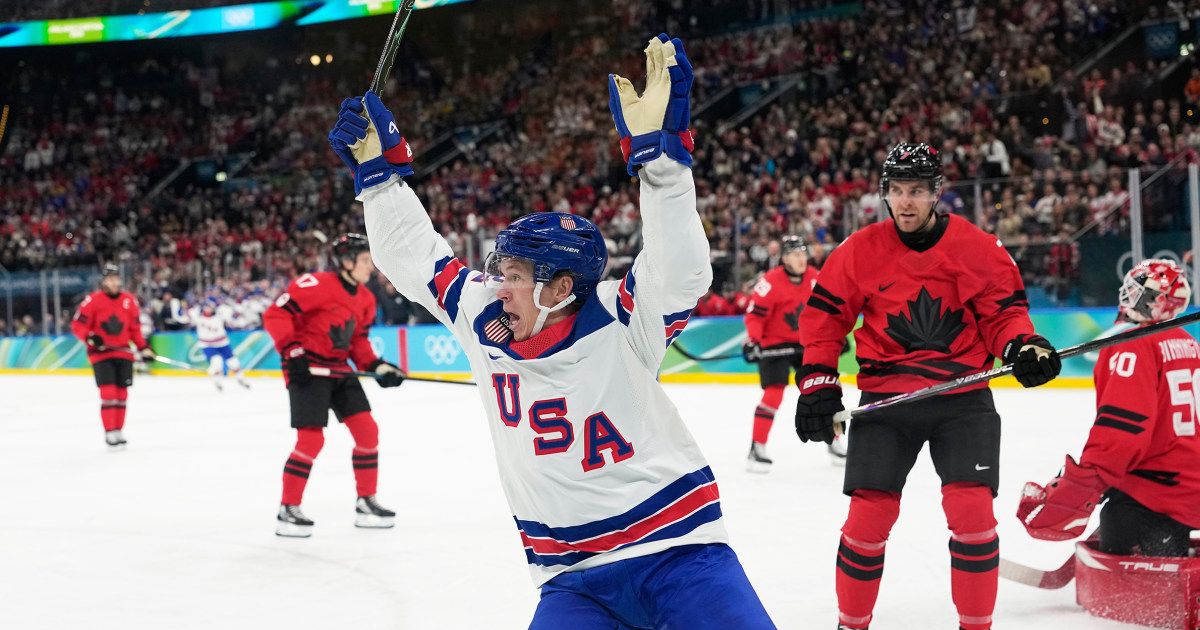From the sports desk: ‘That’s American hockey right there’