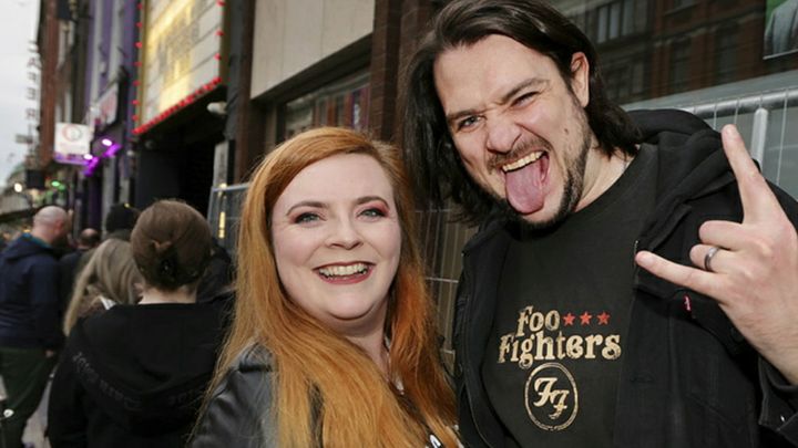 ‘Our first dance was to their music’ – Foo Fighters fans queue up for intimate gig in Dublin city centre