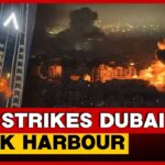 Iran Drone Hits Dubai Creek Harbour Tower, Fire Breaks Out Amid Escalating War
