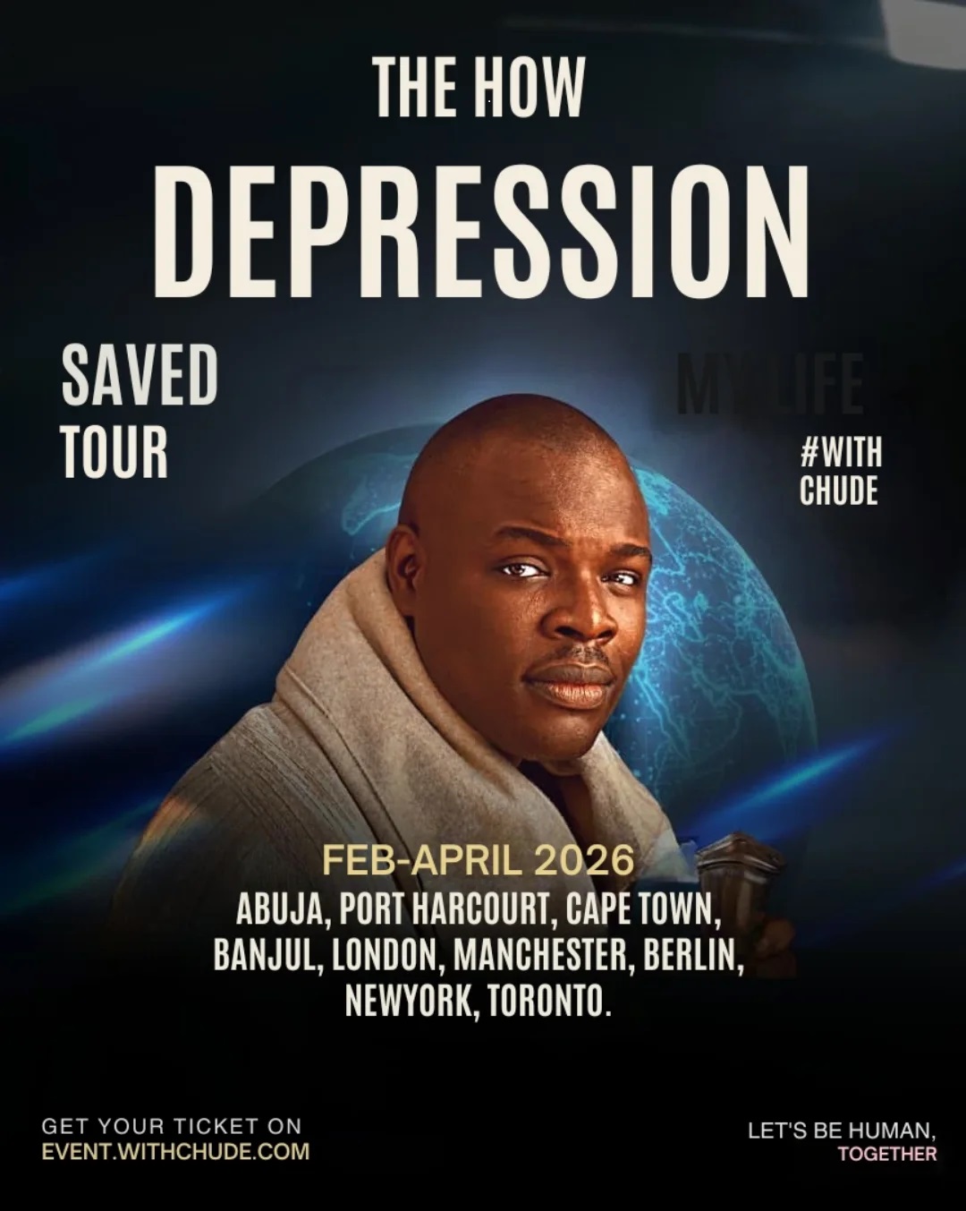 ‘How Depression Saved My Life’ Nigeria Tour Ends as Chude Jideonwo Takes the Movement to the UK, Germany, America and Canada