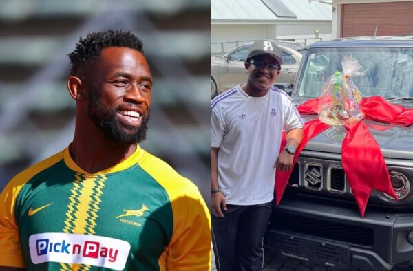 Siya Kolisi gifts brother Liyema a brand-new car (Photos)