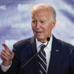 Biden accuses Trump of erasing history and squandering US leadership role on global stage: ‘Dark days’