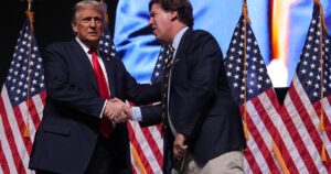 Commentary: Jane Fonda and Tucker Carlson agree on this: Trump’s Iran war is bad — and a betrayal