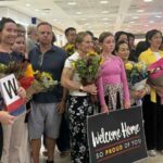 ‘It was scary to sleep’: Australians touch down after days stranded in Dubai