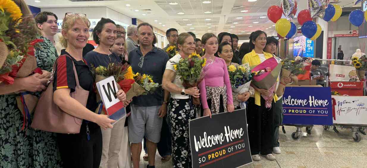 ‘It was scary to sleep’: Australians touch down after days stranded in Dubai