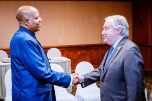 Shettima, UN Secretary-General Guterres, in high profile bilateral meeting in Addis Ababa