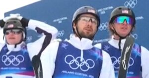 USA takes gold in freestyle skiing mixed team aerials