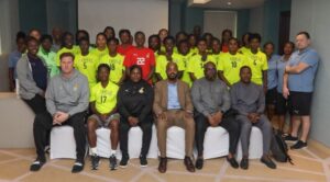 Delegation from Ghana Mission in UAE visits Black Queens
