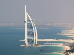 Dubai authorities say drone debris caused fire at Burj Al Arab Hotel