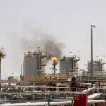 Oil climbs as strikes on Saudi facilities stoke anxiety, Hormuz near standstill