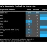 Economists See ECB Holding Rates Until 2028 in Split From Market