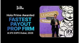 Hola Prime Wins “Fastest Payout Prop Firm