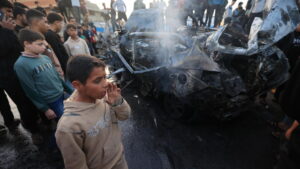 Israeli strike kills 10 at Gaza school shelter, WHO halts evacuations after aid worker death