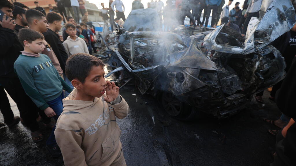 Israeli strike kills 10 at Gaza school shelter, WHO halts evacuations after aid worker death