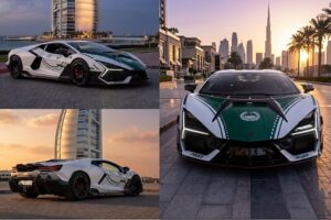 Mansory Lamborghini Revuelto Supercar Joins Dubai Police Patrol Fleet