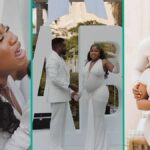 Veekee James throws glamorous baby shower, gender reveal party with Femi Atere in Dubai
