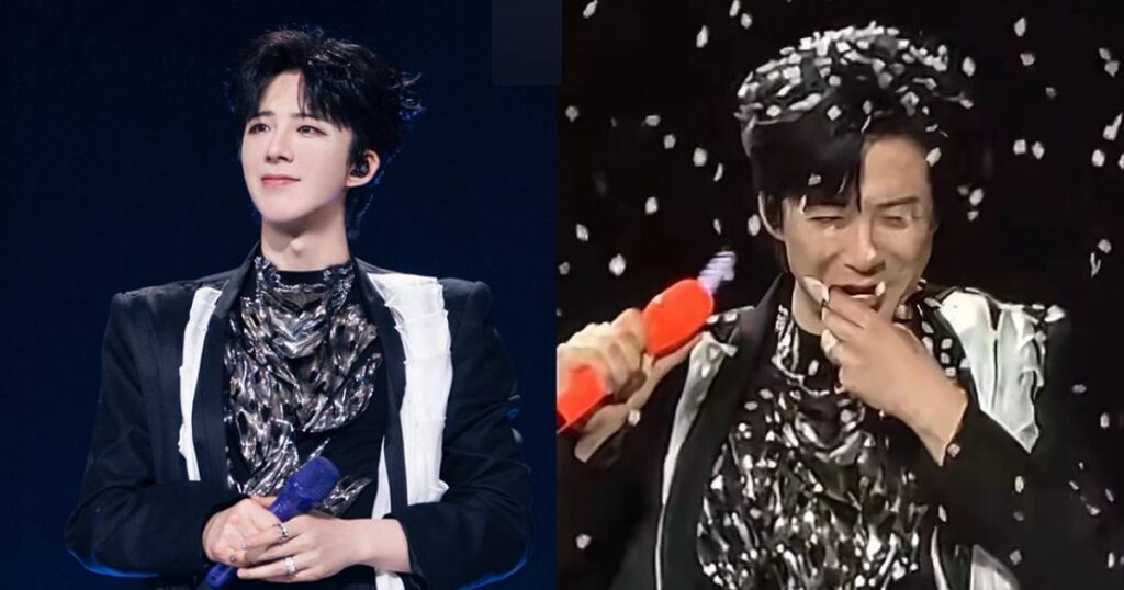 Liu Yuning nearly swallows confetti at China concert, jokes: ‘Use less, it’s all my money!’, Entertainment News