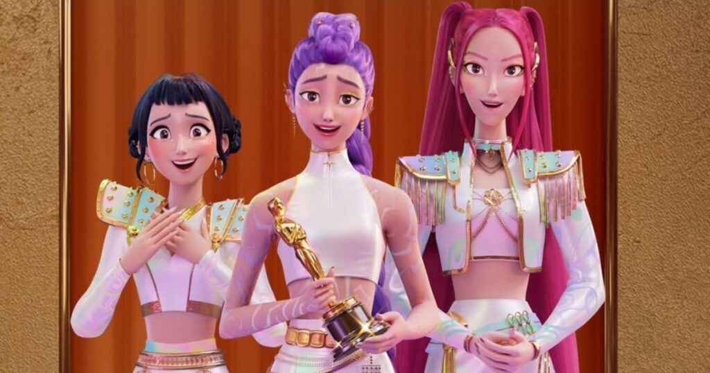 KPop Demon Hunters songwriting team continue Oscars acceptance speech backstage after being cut off on camera, Entertainment News