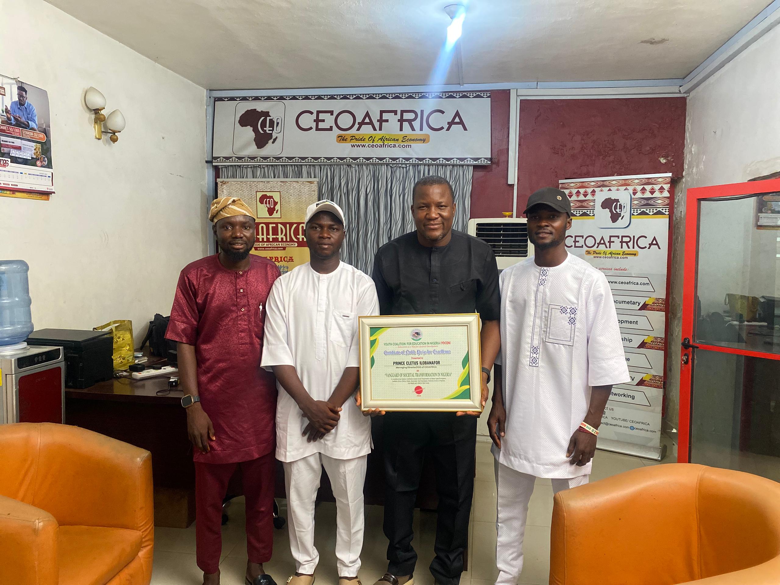 Students, Youth Groups Shower CEOAFRICA Boss Ilobanafor with Dual National Honours