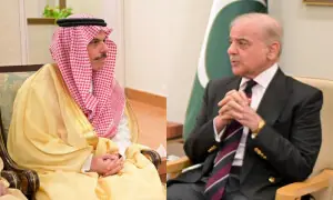 PM Shehbaz commends Kingdom’s ‘remarkable restraint’ in meeting with Saudi FM, assures him of Pakistan’s ‘full support’