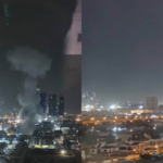 Fire Breaks Out After Debris From Iran Missile Interception Hits Dubai Home, 4 Injured