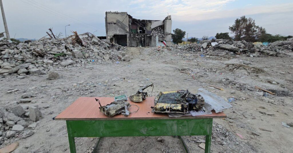 Images taken near Iranian school hit in deadly strikes show fragments of U.S.-made missile