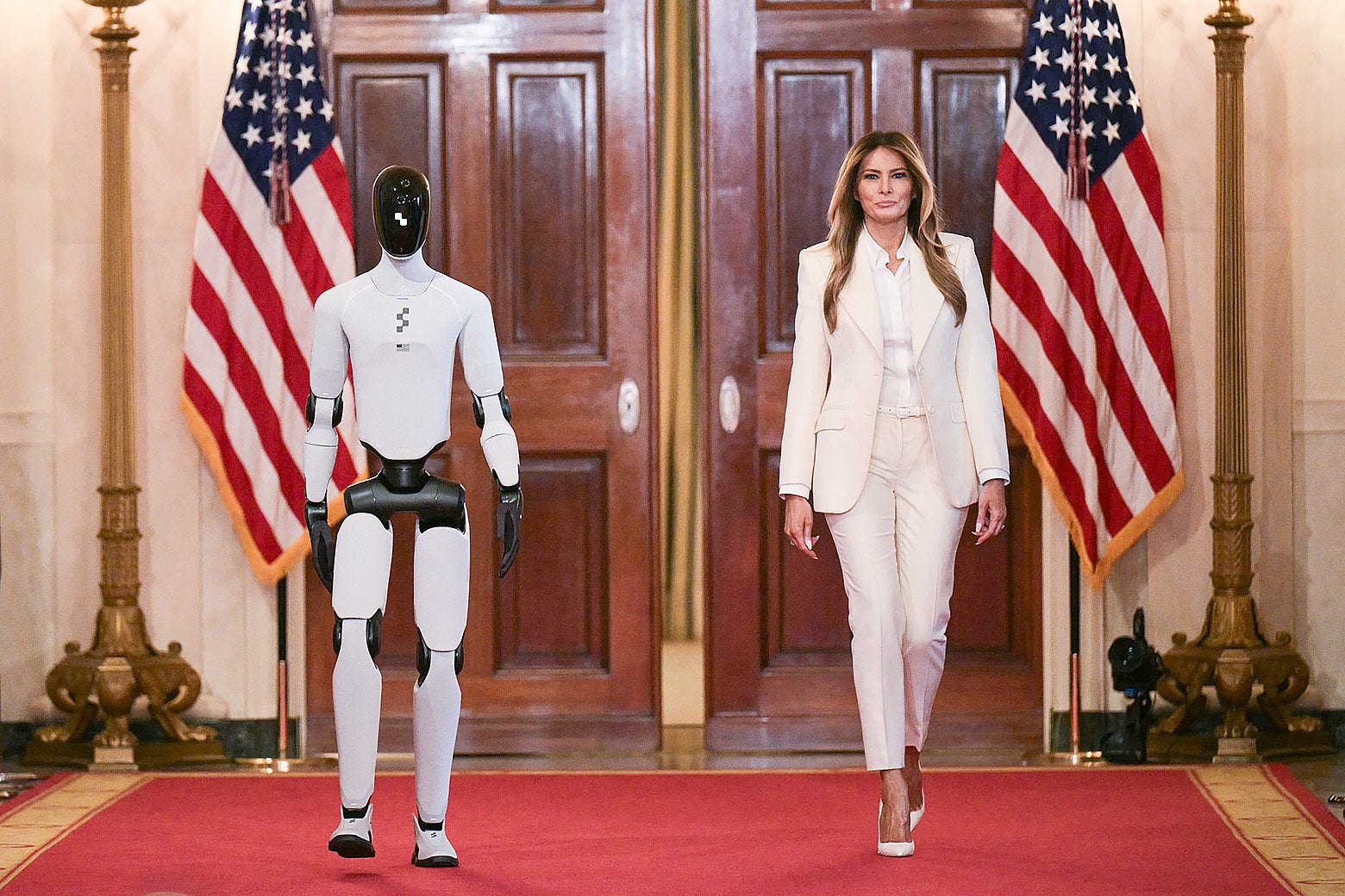 Melania Just Showed Off an Unlikely Replacement for Teachers. She Accidentally United the Right and the Left.