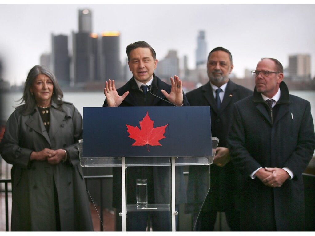 Poilievre visits Detroit ahead of renewed Auto Pact proposal