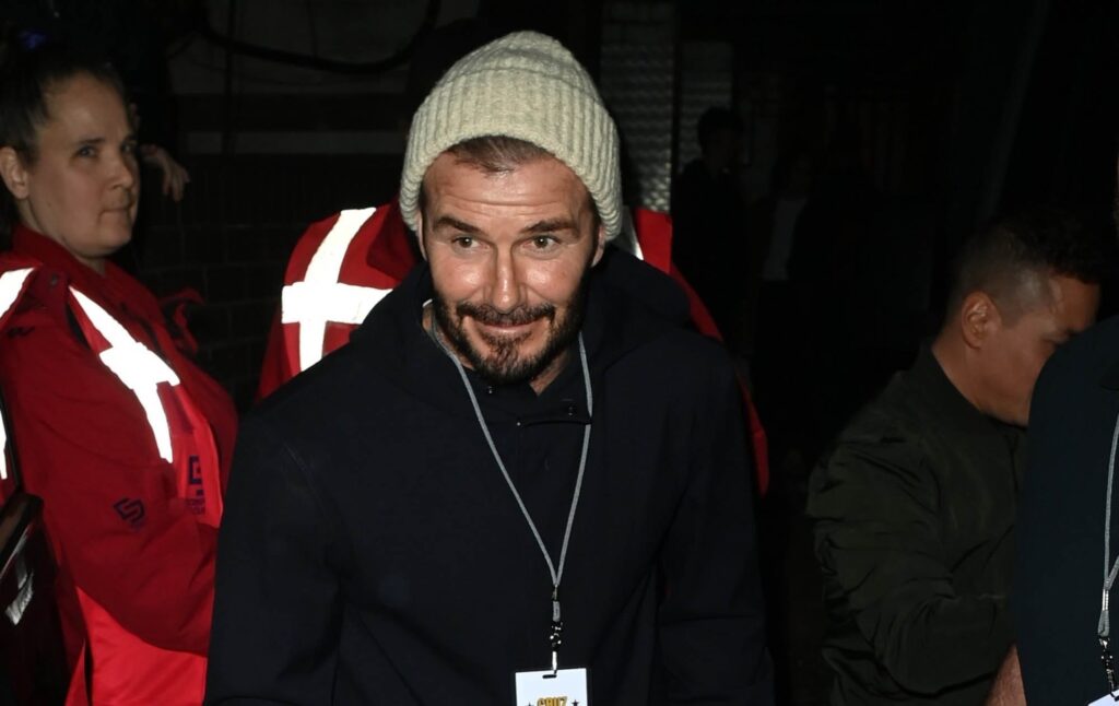 The Beckhams play birthday tag