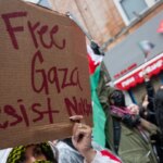 WATCH: Palestinian flag flown as rioters take over Queens street