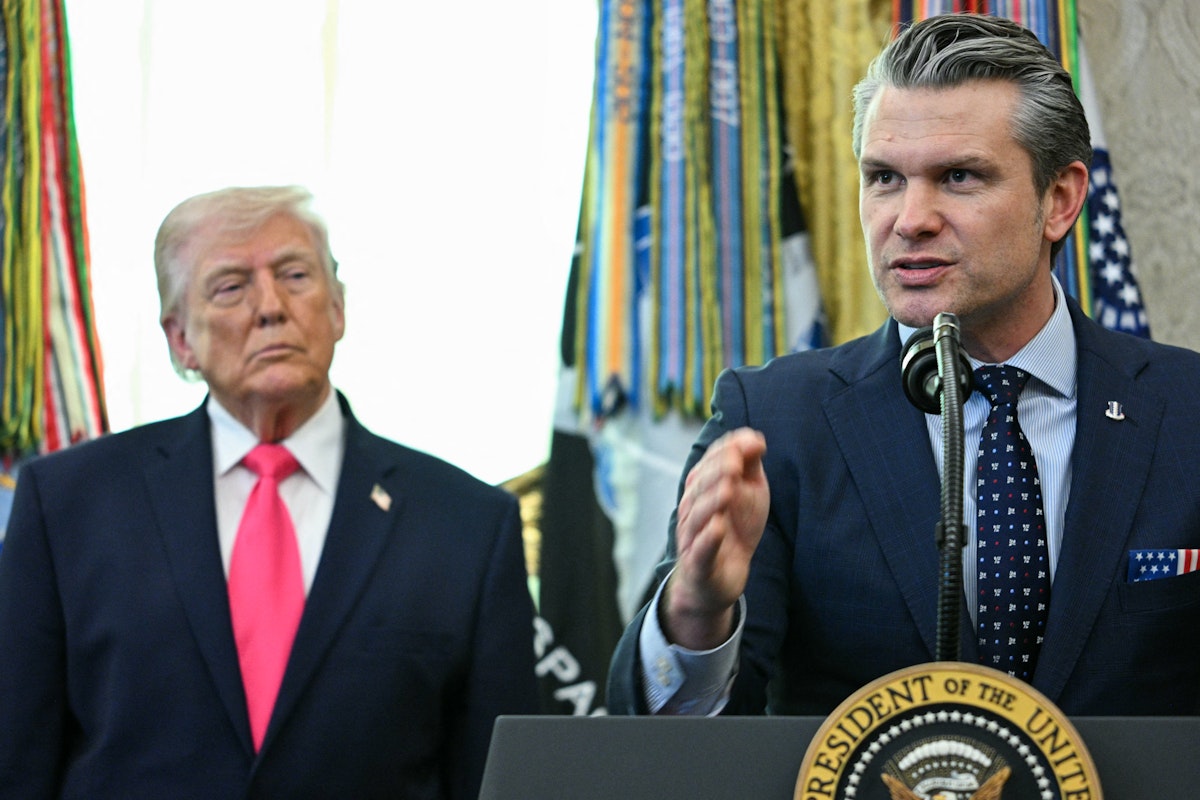 Hegseth: We Negotiate With Bombs