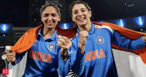 Smriti Mandhana holds No.2 spot, Harmanpreet Kaur climbs in latest ICC Women’s T20I rankings