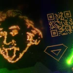 Scientists sculpt Einstein onto a crystal using only light