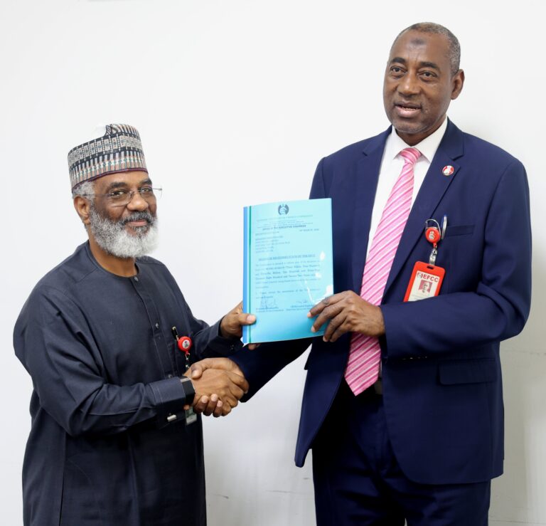 EFCC returns N3.9bn recovered from fraudulent activities to NNPC