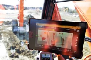 Hitachi excavators make the grade with Trimble
