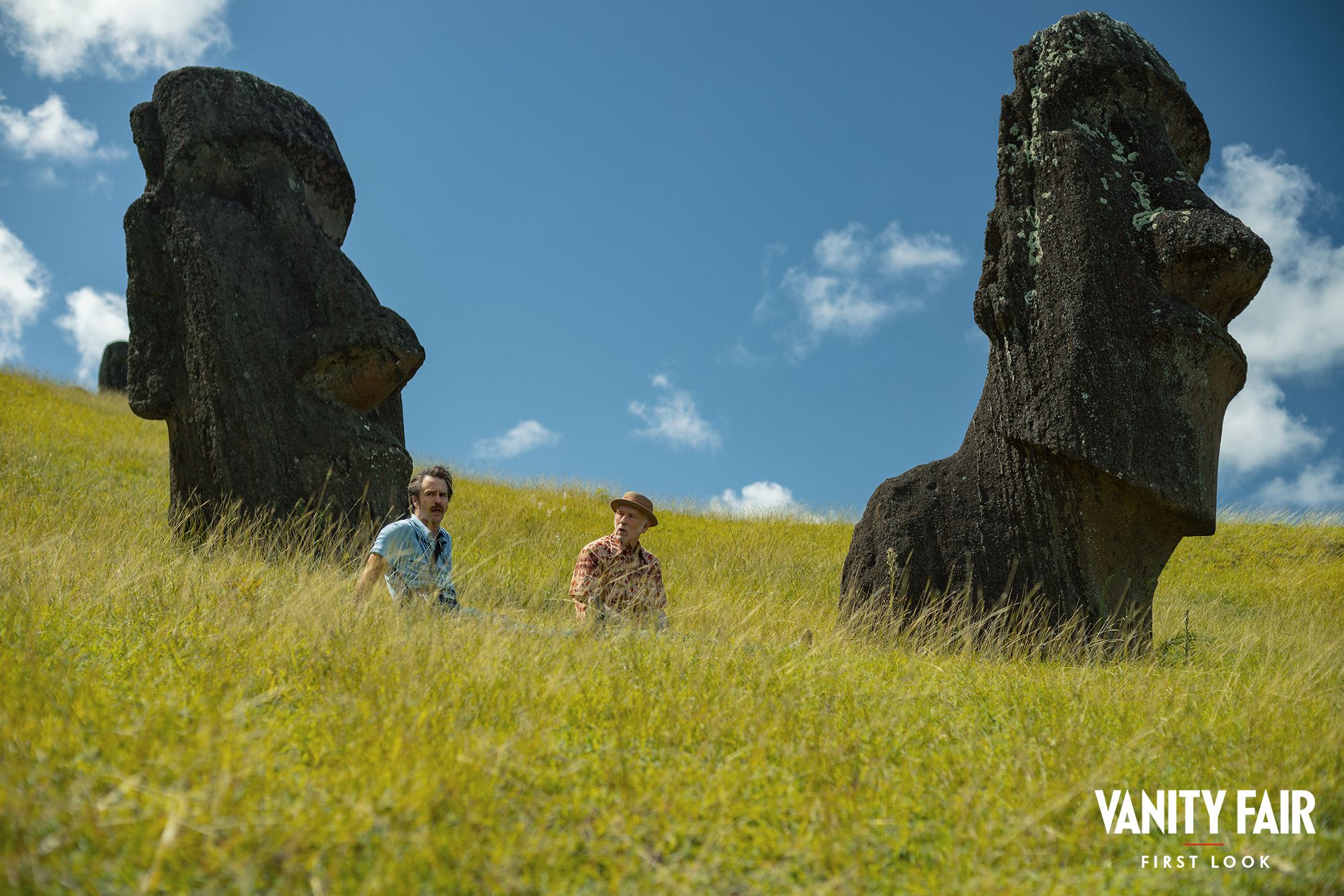 Trouble in Paradise: The First Look at John Malkovich and Sam Rockwell in ‘Wild Horse Nine’