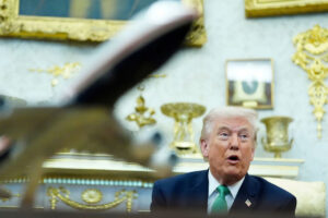 Trump says US allies should take responsibility for Strait of Hormuz once Iranian regime “finished off”