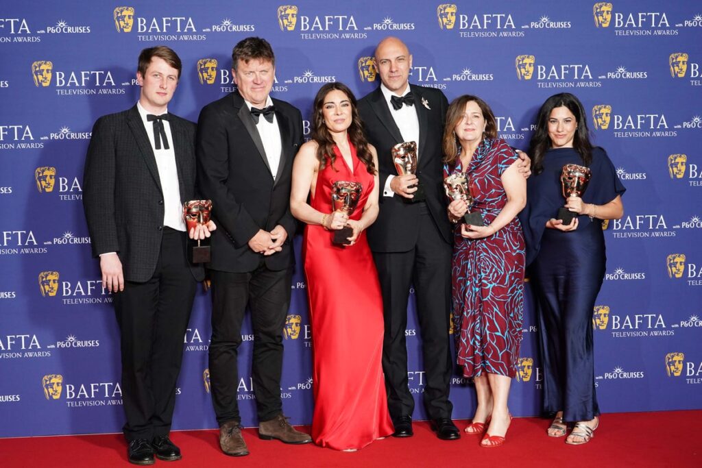 Gaza: Doctors Under Attack maker calls out BBC in Bafta acceptance speech