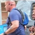France’s Macron Goes for a Morning Jog in Alexandria