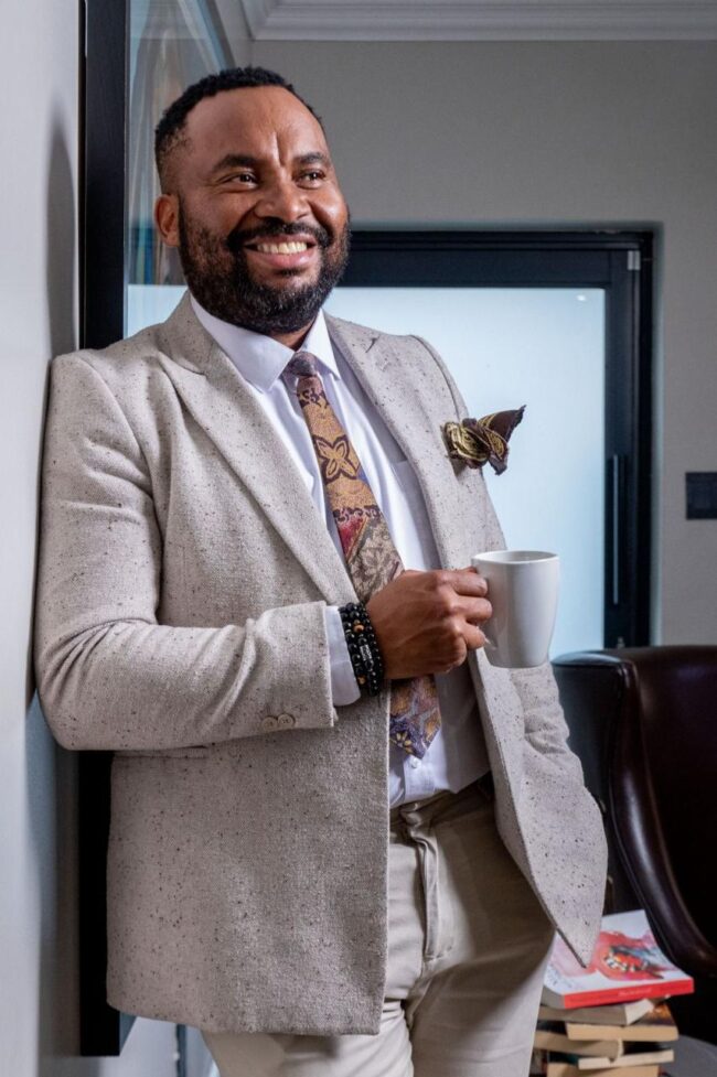 The country’s husband, Bongani Luvalo finds a new role
