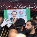 Funeral procession for influential Iranian defence chief