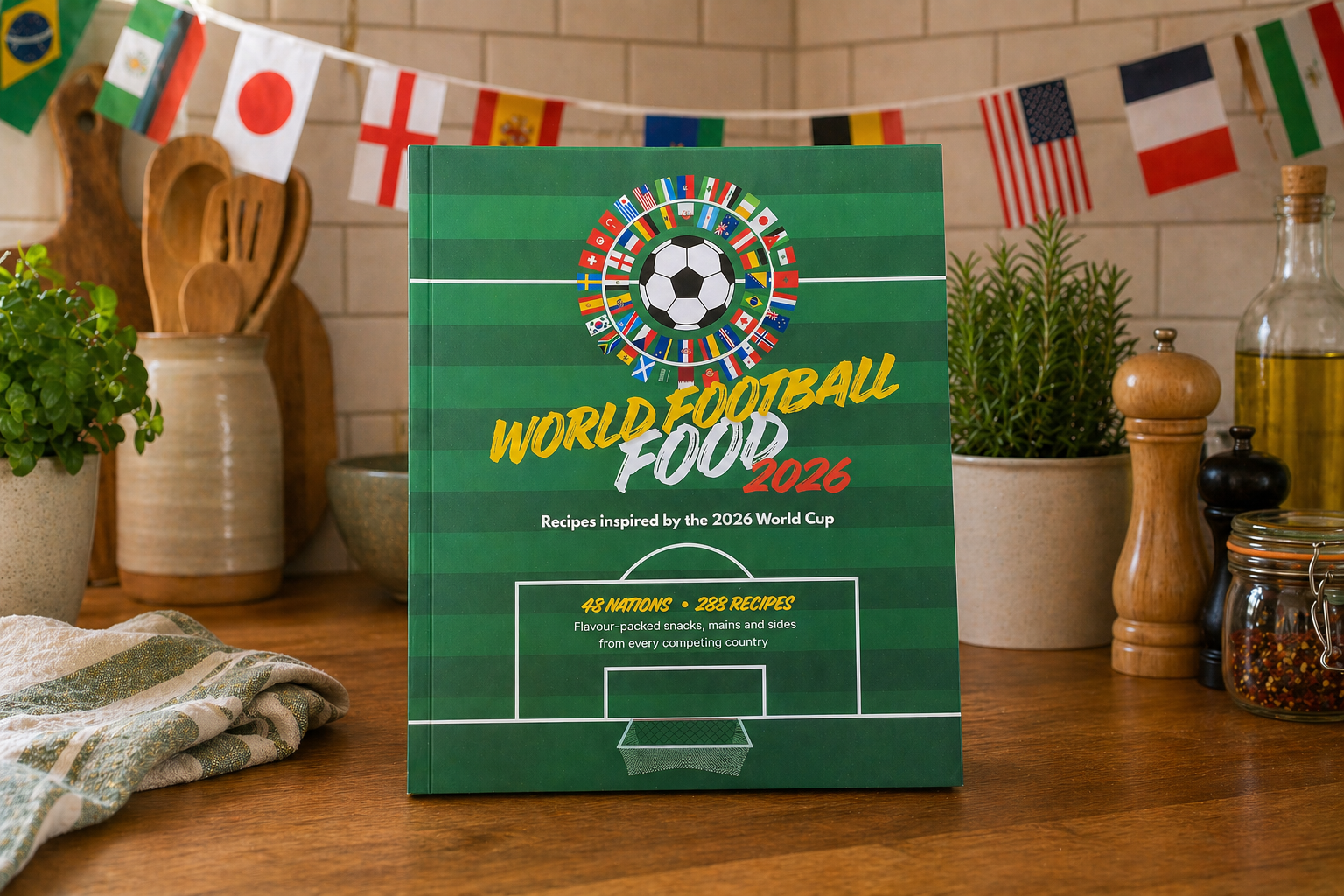 New ‘World Football Food’ cookbook gives fans a culinary kick-off to Word Cup 2026